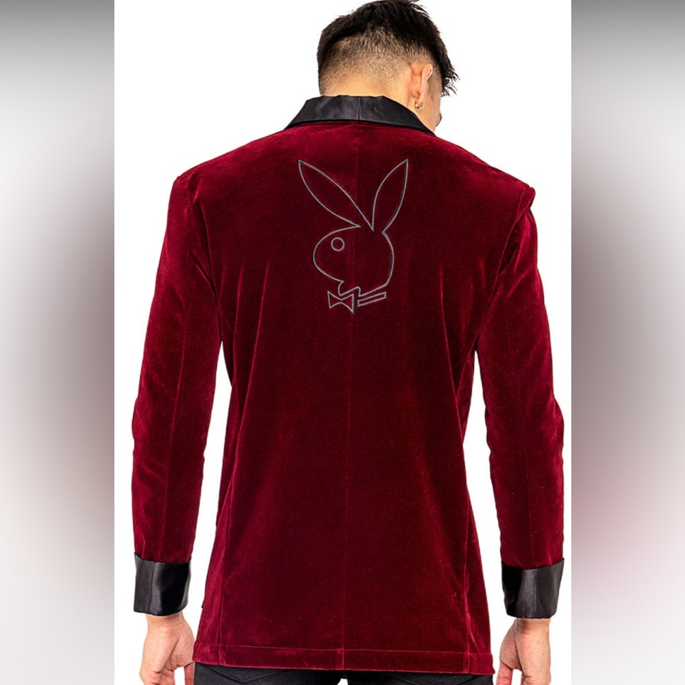 NWT MEN’s Playboy Smoke Lounge Gent Costume size SMALL - Picture 5 of 8